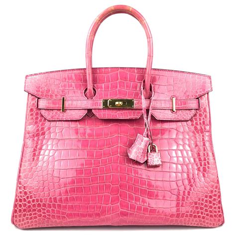 bolso rosa hermes|bolsas birkin Hermes.